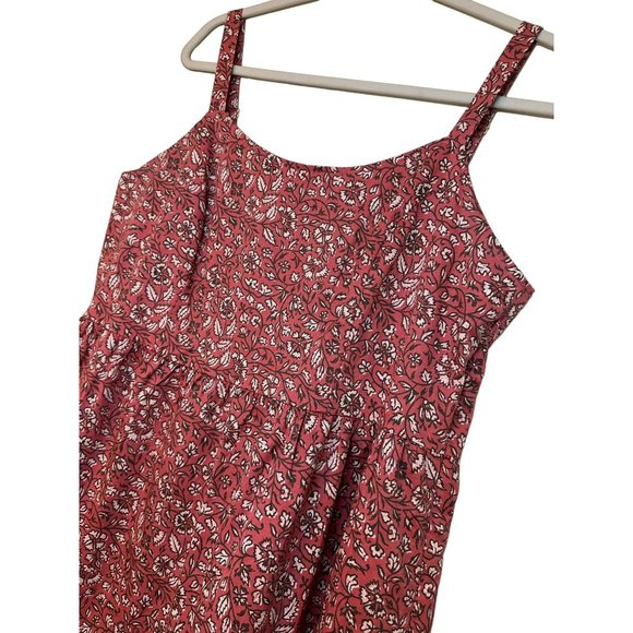 Candace Cameron Bure Spaghetti Strap Floral Maxi Pink Dress Size Medium - Picture 6 of 8